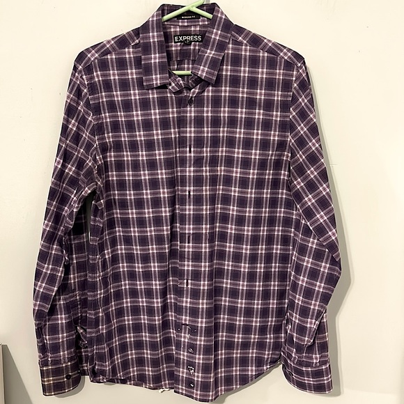 Express Men Modern Fit Medium Button Down - Picture 1 of 3